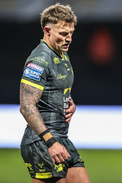 Chris Hankinson of Leeds Rhinos during the Betfred Super League round 7 match Bradford Bulls vs Leeds Rhinos at Odsal Stadium, Bradford, United Kingdom on 03 April 2026

(Photo by Alfie Cosgrove/News Images)