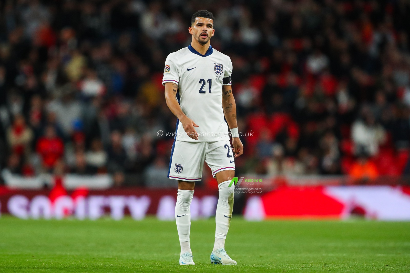 Dominic Solanke of England looks on during the UEFA Nations League - League B - Group B2 - match England vs Greece at Wembley Stadium, London, United Kingdom, 10th October 2024

(Photo by Gareth Evans/News Images)