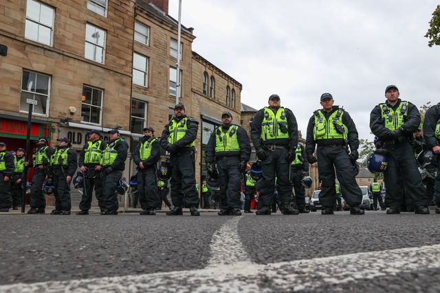 Anti-racism protest Barnsley Town Centre