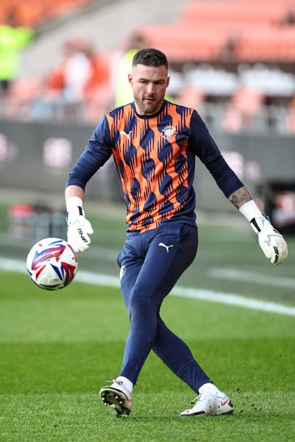 Richard O'Donnell of Blackpool in the pregame warmup session during the Sky Bet League 1 match Blackpool vs Reading at Bloomfield Road, Blackpool, United Kingdom, 1st April 2025

(Photo by Mark Cosgrove/News Images)