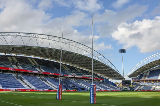 A general view of The Accu Stadium during the Betfred Super League round 8 match Huddersfield Giants vs Leeds Rhinos at Accu Stadium, Huddersfield, United Kingdom on 17 April 2026

(Photo by Mark Cosgrove/News Images)
