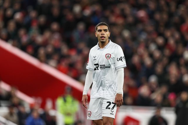 Tennai Watson of Barnsley during the Emirates FA Cup Third Round match Liverpool vs Barnsley at Anfield, Liverpool, United Kingdom, 12th January 2026

(Photo by Alfie Cosgrove/News Images)
