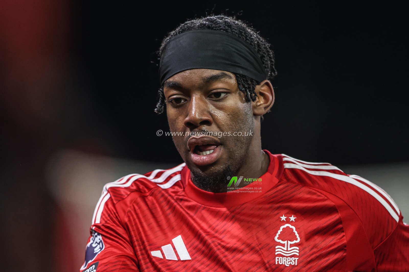 Anthony Elanga of Nottingham Forest during the Premier League match Nottingham Forest vs Manchester United at City Ground, Nottingham, United Kingdom, 1st April 2025

(Photo by Alfie Cosgrove/News Images)