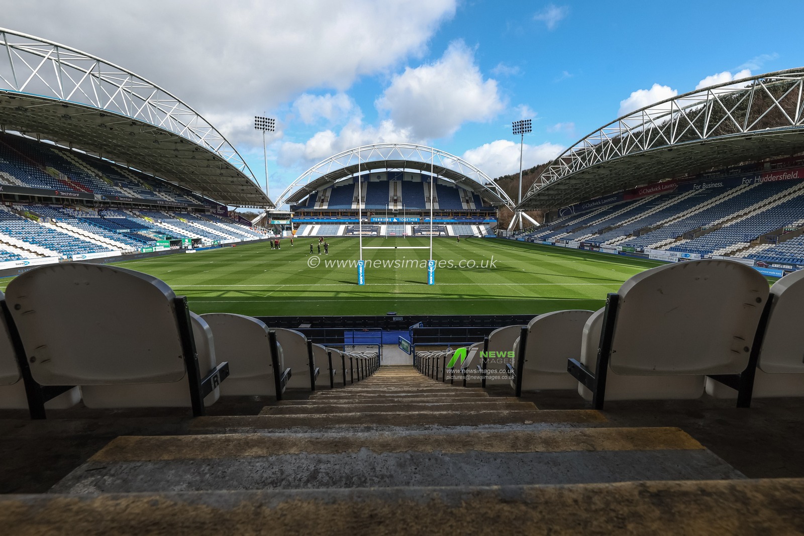 A general view of The John Smithâ€™s Stadium ahead of the Betfred Challenge Cup Sixth Round match Huddersfield Giants vs Hull FC at John Smith's Stadium, Huddersfield, United Kingdom, 23rd March 2024

(Photo by Mark Cosgrove/News Images)