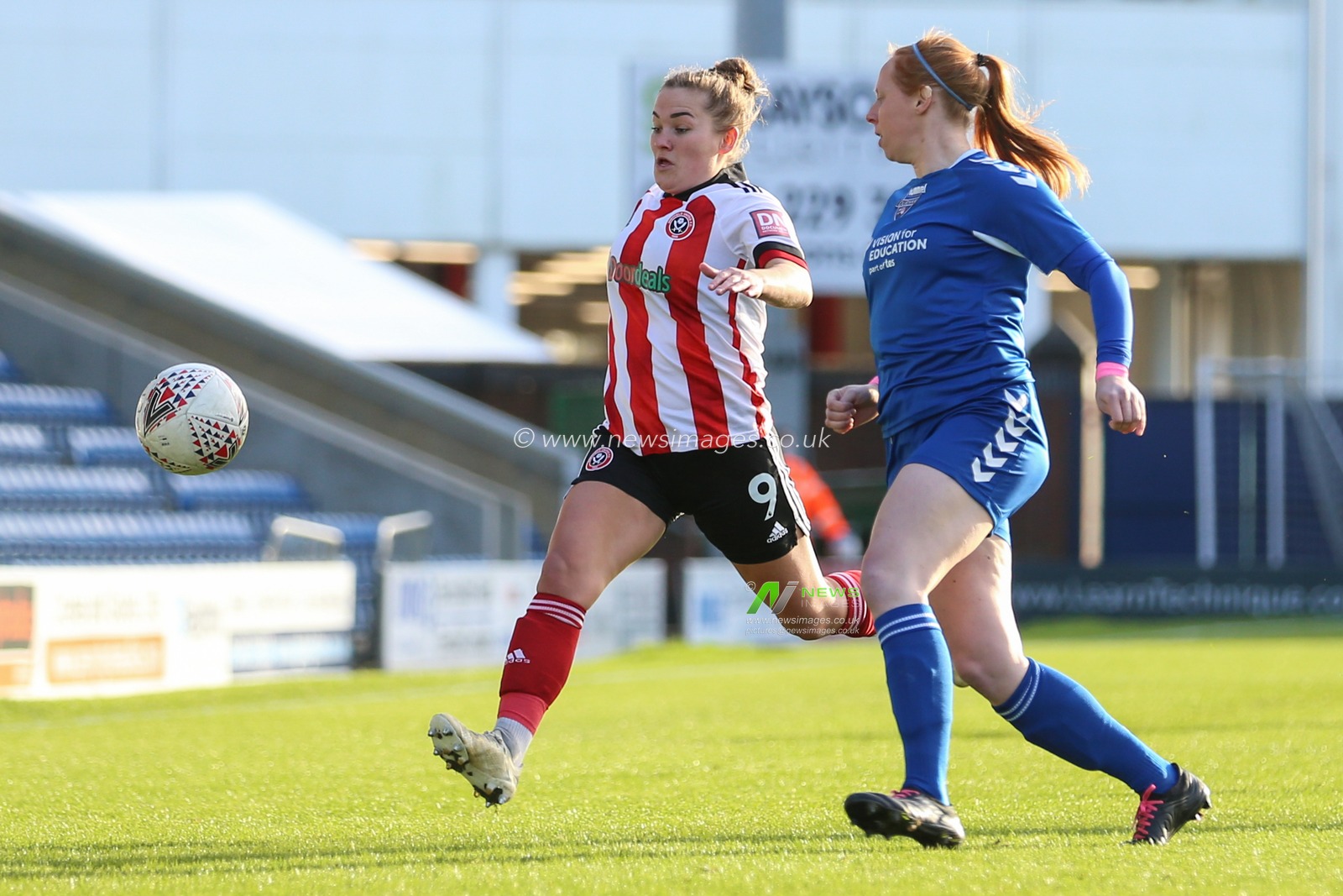 Katie Wilkinson #9 of Sheffield United in action during the game