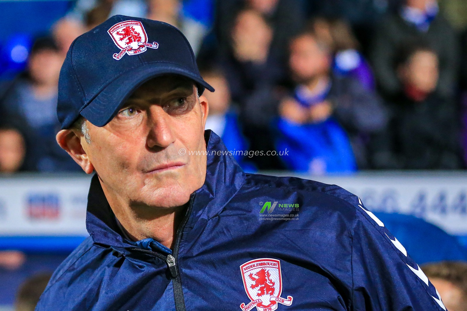 2nd October 2018, Portman Road, Ipswich, England; Sky Bet Championship Ipswich Town v Middlesbrough  ; Tony Pulis manager of Middlesbrough 

Credit: Georgie Kerr/News Images,

English Football League images are subject to DataCo Licence