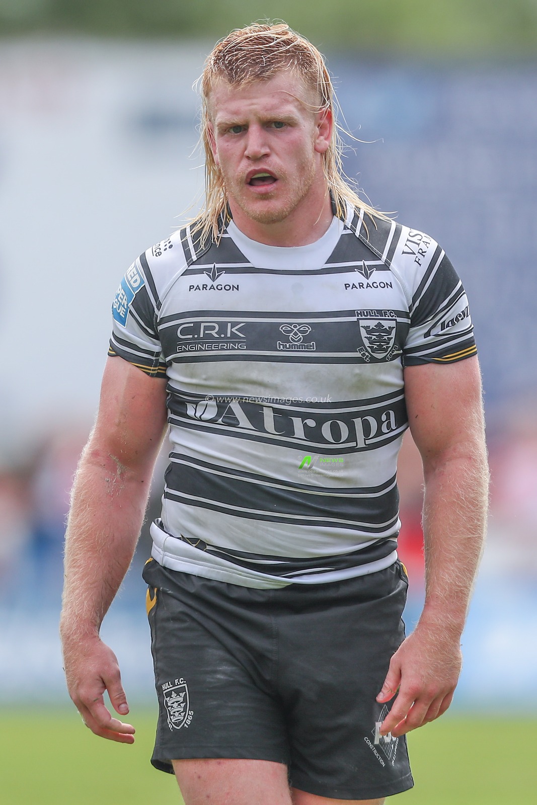 Brad Fash #13 of Hull FC during the Betfred Super League Round 18 match Hull KR vs Hull FC at Sewell Group Craven Park, Kingston upon Hull, United Kingdom, 9th July 2023

(Photo by Gareth Evans/News Images)