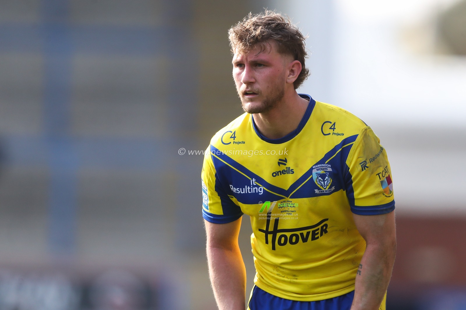 Alfie Johnson of Warrington Wolves during the Betfred Super League Round 4 match Warrington Wolves vs Wakefield Trinity at Halliwell Jones Stadium, Warrington, United Kingdom, 9th March 2025

(Photo by Gareth Evans/News Images)