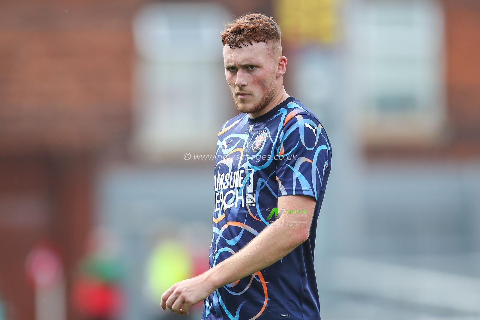 Sonny Carey of Blackpool during the Pre-season friendly match Crewe Alexandra vs Blackpool at Alexandra Stadium, Crewe, United Kingdom, 3rd August 2024

(Photo by Gareth Evans/News Images)