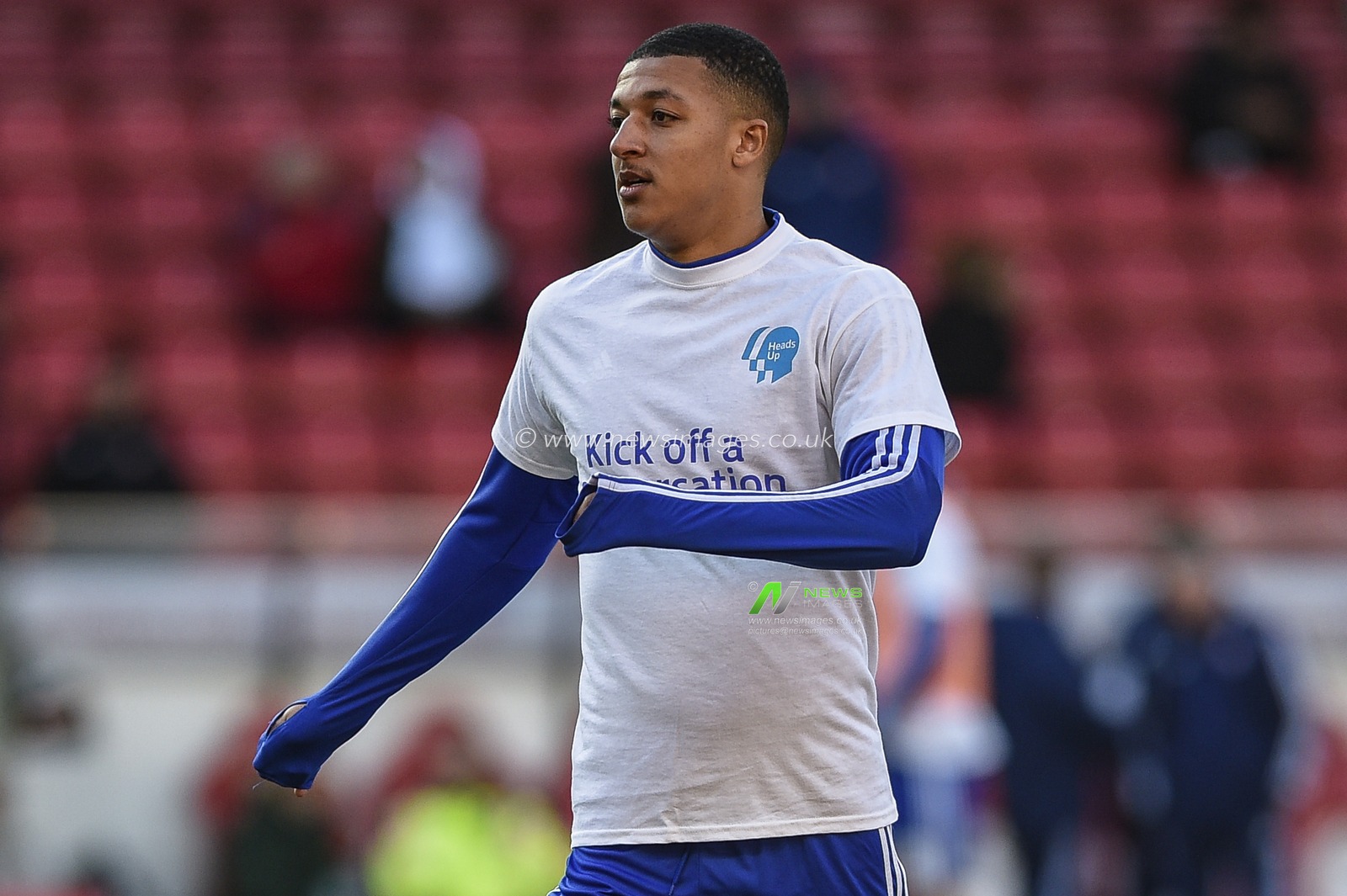 8th February 2020, Stadium Of Light, Sunderland, England; Sky Bet League 1, Sunderland v Ipswich Town : Myles Kenlock (30) of Ipswich Town during the pre-game warmup