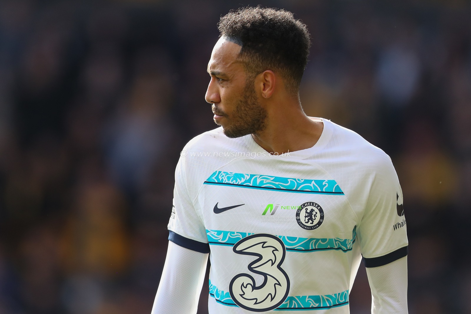 Pierre-Emerick Aubameyang #9Â of Chelsea during the Premier League match Wolverhampton Wanderers vs Chelsea at Molineux, Wolverhampton, United Kingdom, 8th April 2023

(Photo by Gareth Evans/News Images)