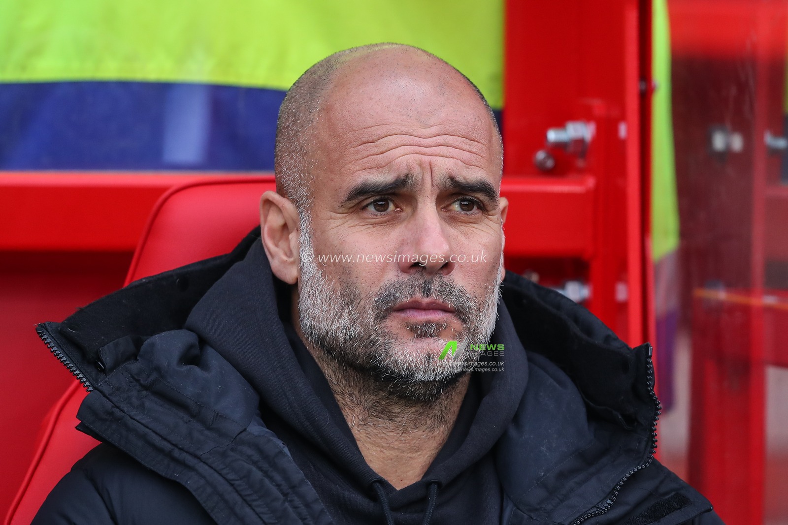 Pep Guardiola manager of Manchester City during the Premier League match Nottingham Forest vs Manchester City at City Ground, Nottingham, United Kingdom, 18th February 2023

(Photo by Gareth Evans/News Images)