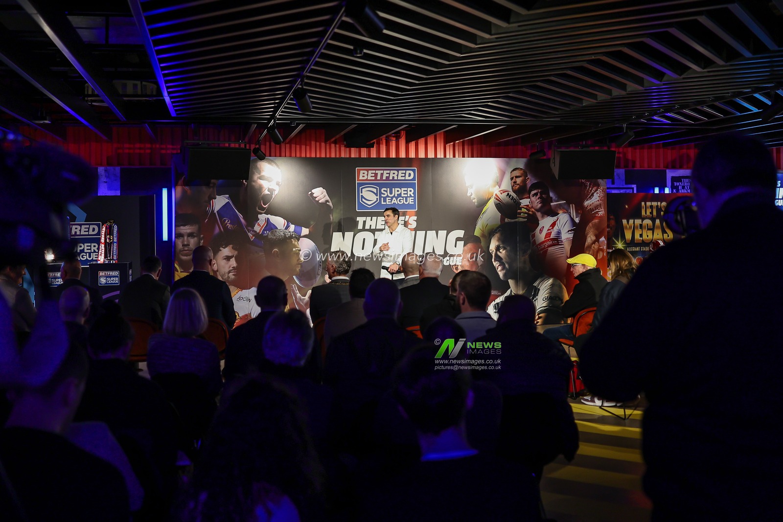 Brian Carney sky presenter hosts the 2025 Betfred Super League season launch at Co-op Live, Manchester, United Kingdom, 5th February 2025

(Photo by Mark Cosgrove/News Images)