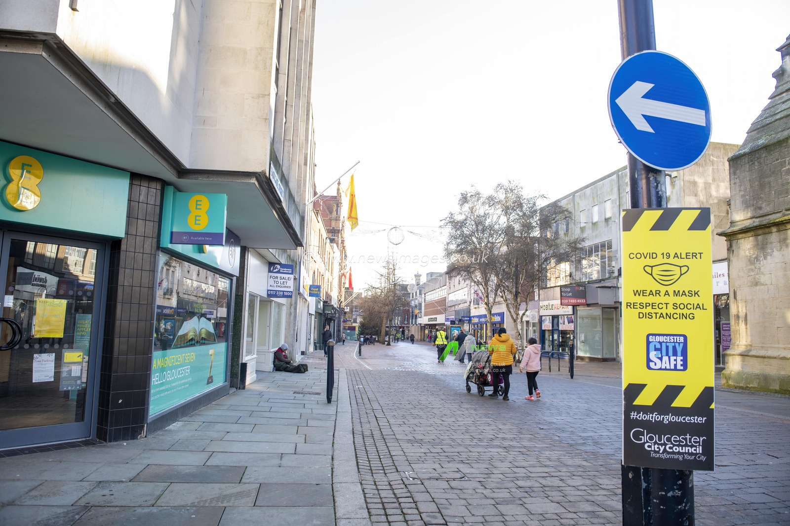 Gloucester City Centre now tier 4 on New Year Eve. The only way, wear a mask and socially distance.