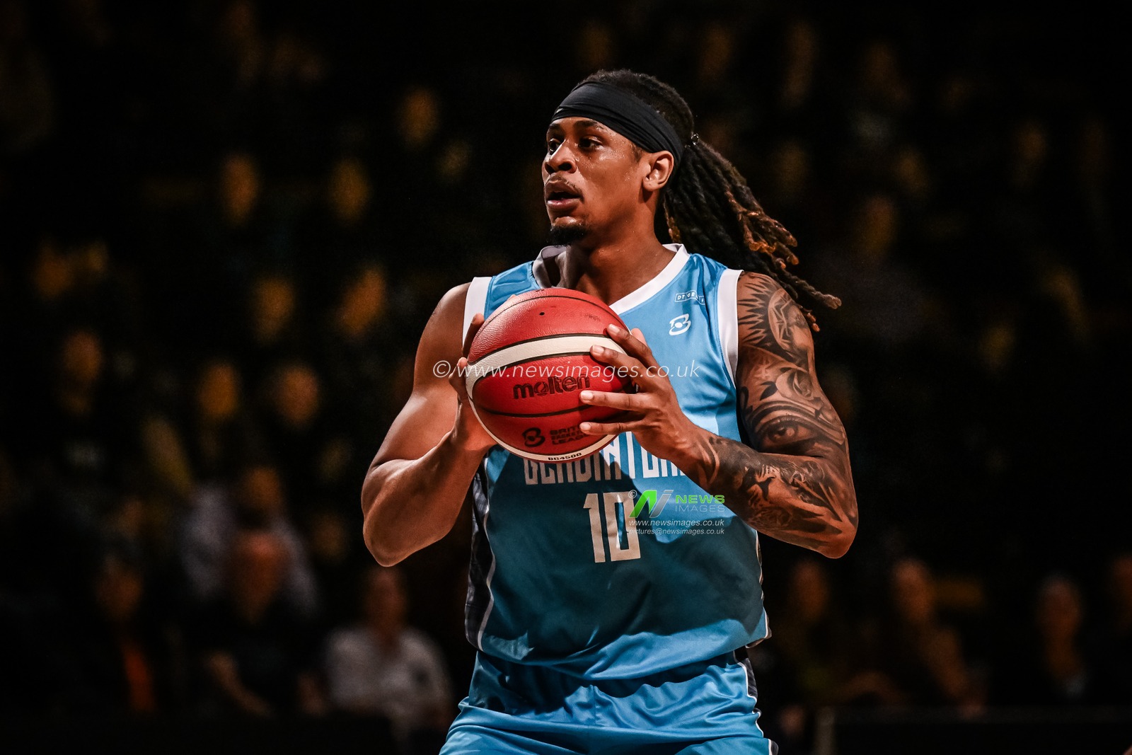 Prince Onwas #10 of Caledonia Gladiators in action during the British Basketball Championship match Plymouth City Patriots vs Caledonia Gladiators at Plymouth Pavilions, Plymouth, United Kingdom, 3rd November 2023

(Photo by Craig Thomas/News Images)