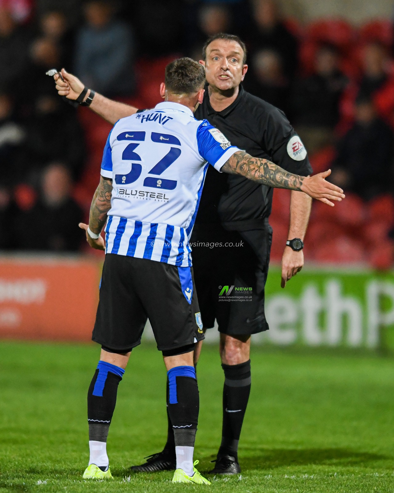 Jack Hunt #32 of Sheffield Wednesday appeals for a decision