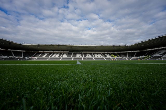 A general view of the pitch and stands during the Sky Bet Championship match Derby County vs West Bromwich Albion at Pride Park Stadium, Derby, United Kingdom on 09 September 2026

(Photo by Maynard Manyowa/News Images)