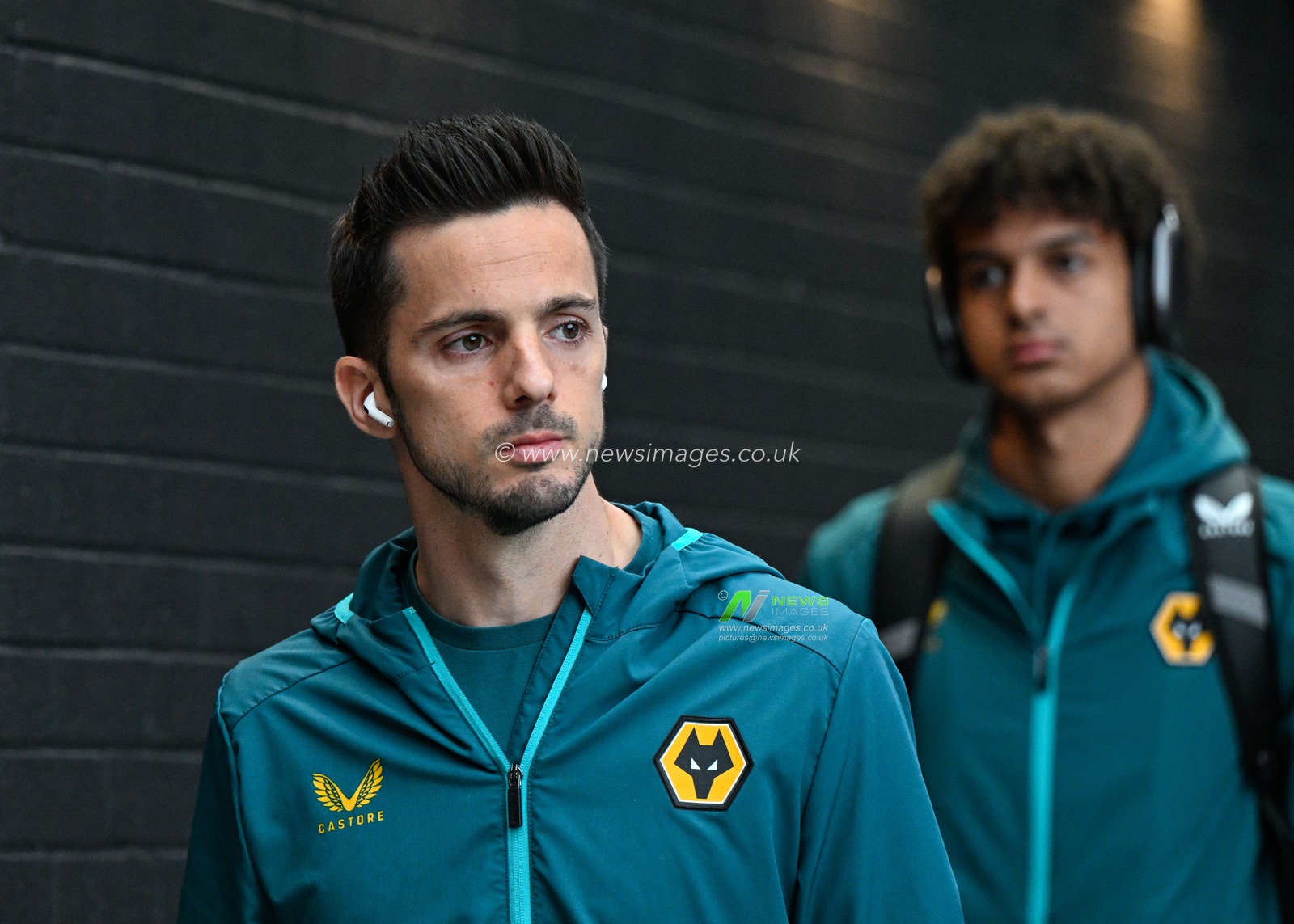 Pablo Sarabia of Wolverhampton Wanderers arrives ahead of the match, during the Premier League match Burnley vs Wolverhampton Wanderers at Turf Moor, Burnley, United Kingdom, 2nd April 2024

(Photo by Cody Froggatt/News Images)