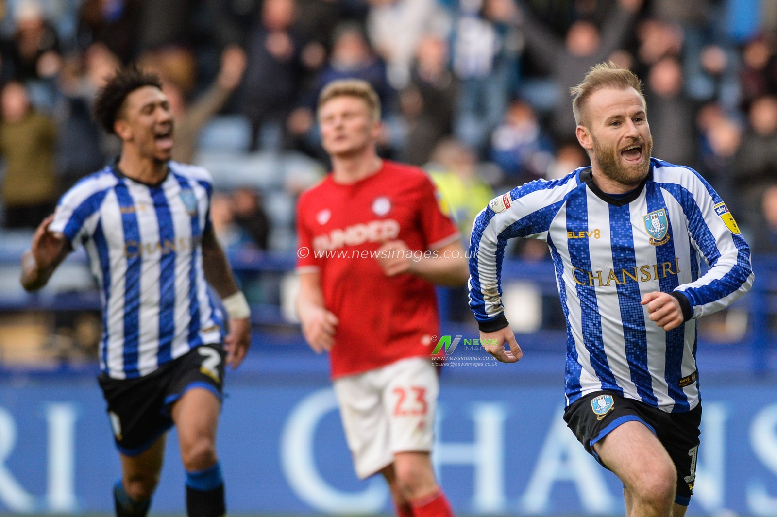 22nd December 2019, Hillsborough, Sheffield, England; Sky Bet Championship, Sheffield Wednesday v Bristol City : 
Barry Bannan (10) of Sheffield Wednesday celebrates slotting home a penalty to make it 1-0
Credit: Dean Williams/News Images