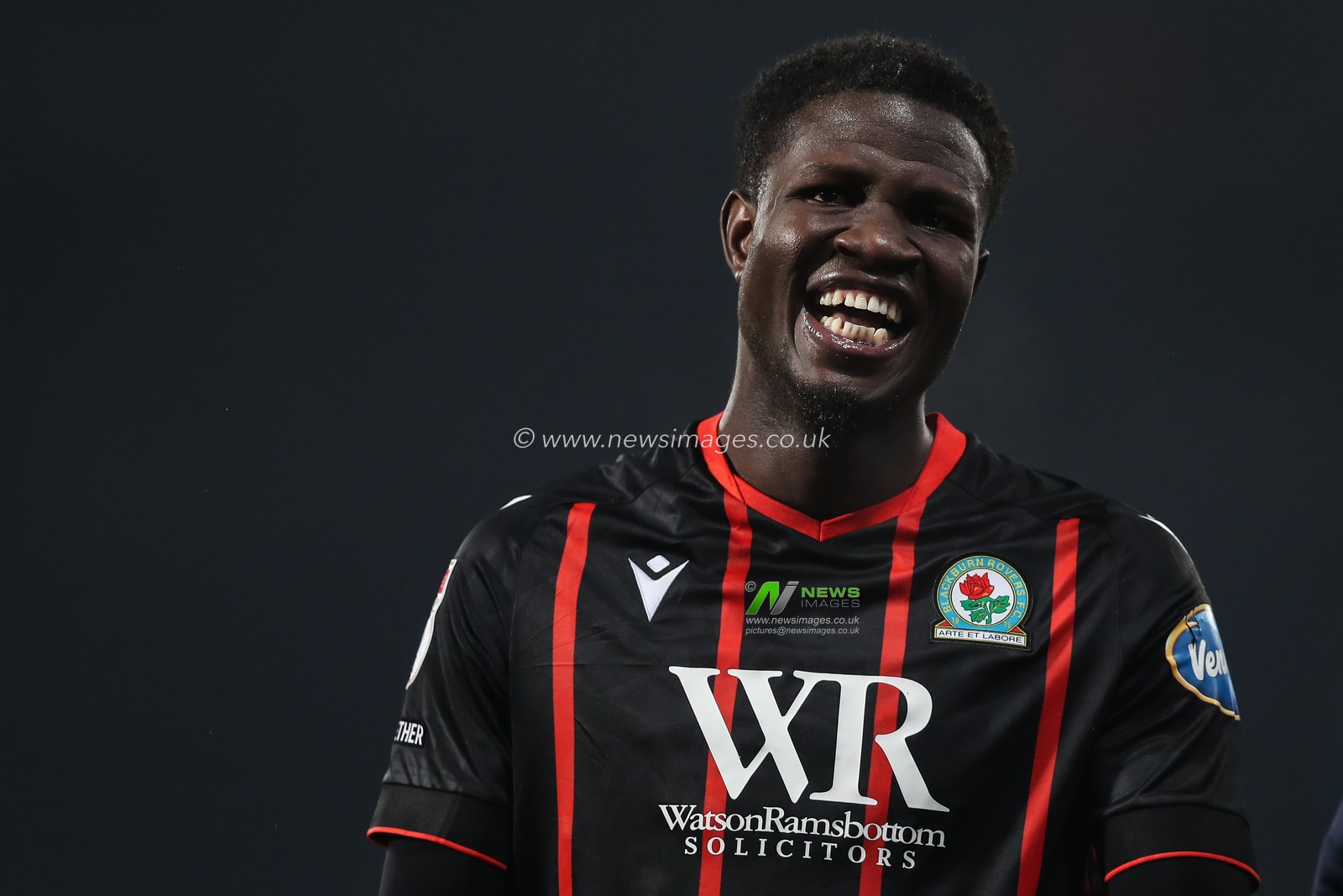 Makhtar Gueye of Blackburn Rovers celebrates his teams win after the Sky Bet Championship match West Bromwich Albion vs Blackburn Rovers at The Hawthorns, West Bromwich, United Kingdom, 12th February 2025

(Photo by Gareth Evans/News Images)