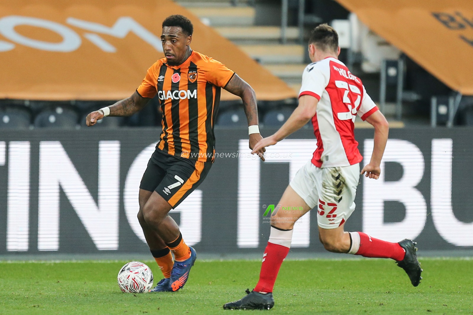 Mallik Wilks #7 of Hull City during the game