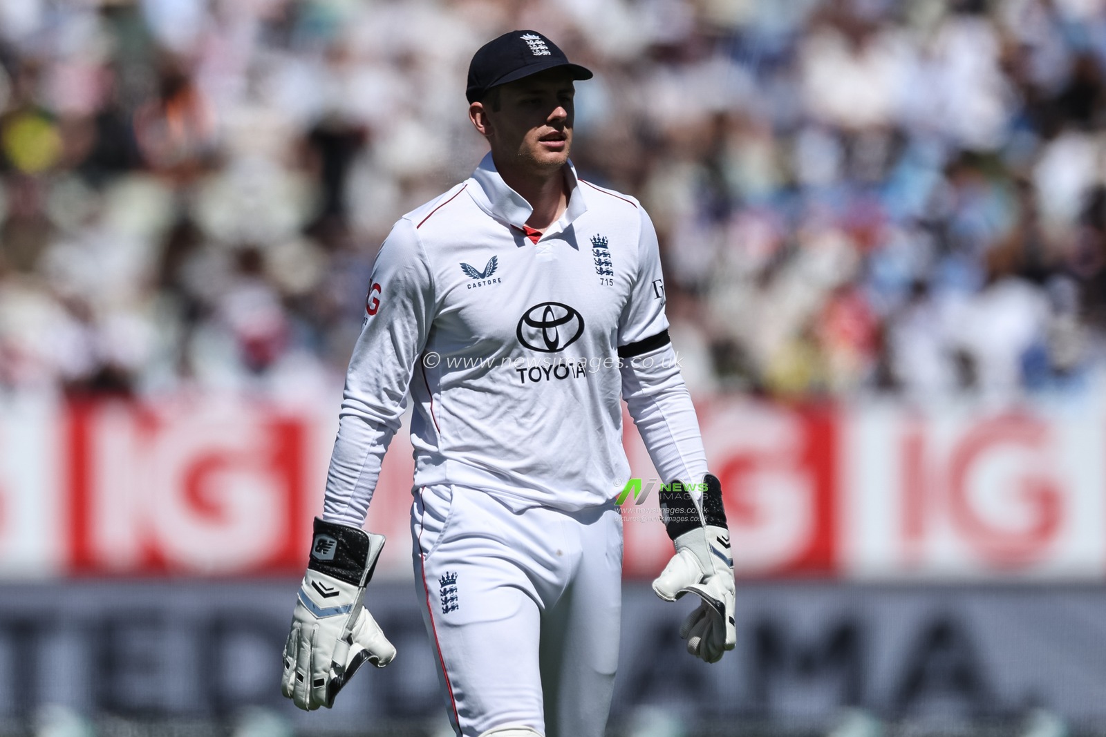 Jamie Smith of England during the 2nd Rothesay Test Match Day 1 England vs India at Edgbaston, Birmingham, United Kingdom, 2nd July 2025

(Photo by Mark Cosgrove/News Images)