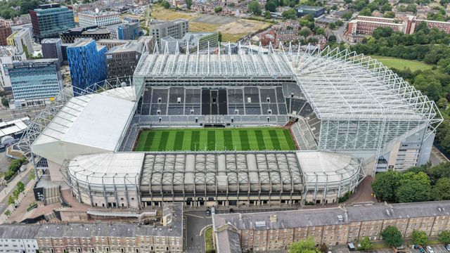 An aerial view of St James’ Park during the Pre-season friendly match Newcastle United vs Espanyol at St. James's Park, Newcastle, United Kingdom, 8th August 2025

(Photo by Mark Cosgrove/News Images)