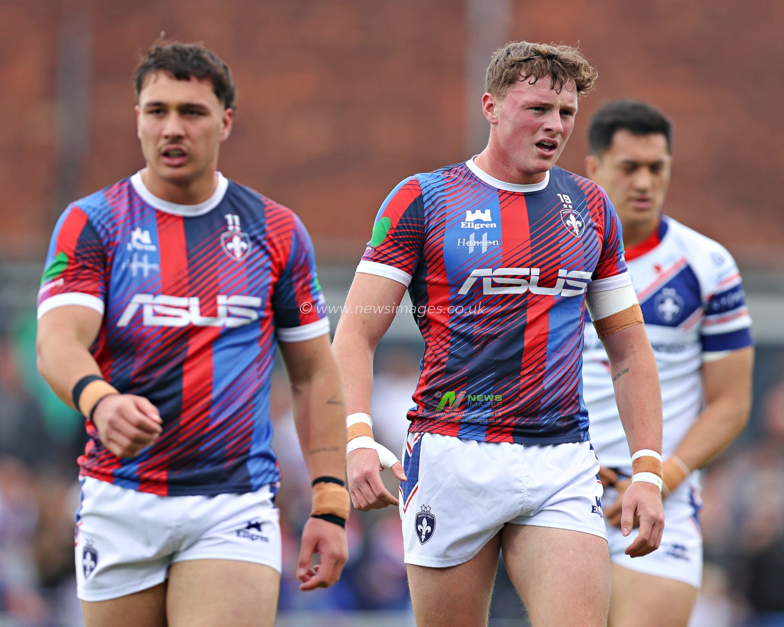 Ellis Lingard of Wakefield Trinity before the Betfred Super League match Wakefield Trinity vs Salford Red Devils at DIY Kitchens Stadium, Wakefield, United Kingdom, 25th May 2025

(Photo by Sam Eaden/News Images)