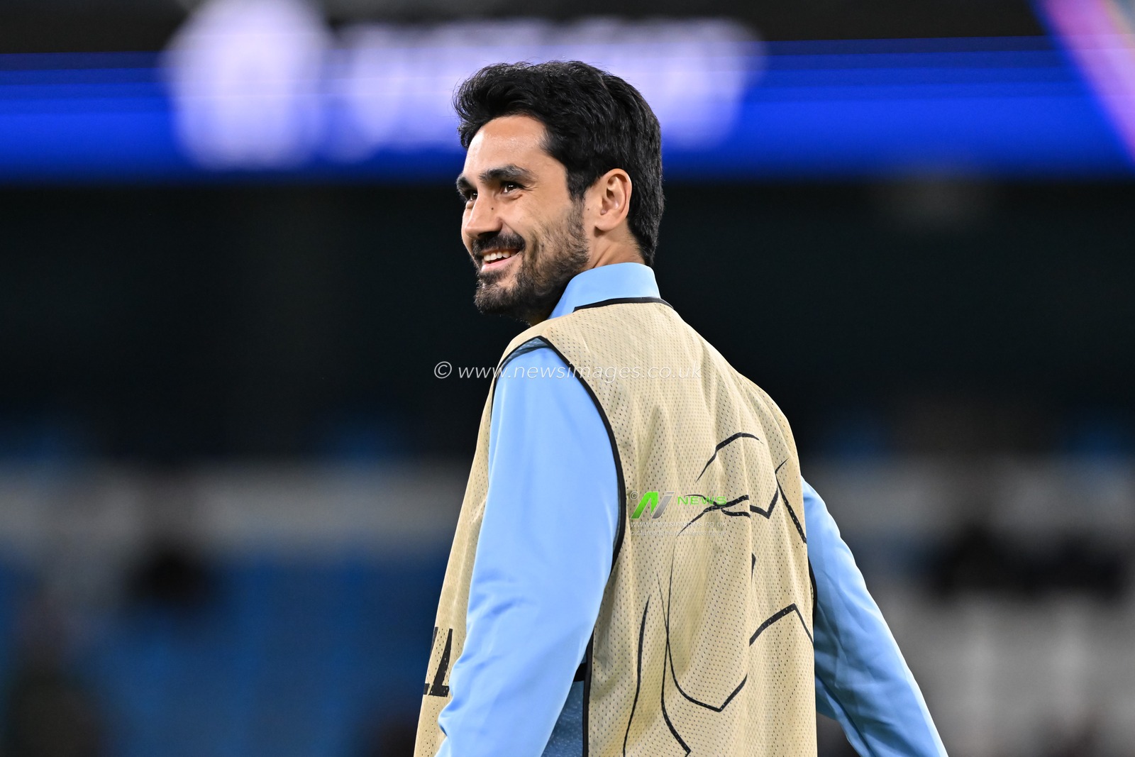 Ä°lkay GÃ¼ndoÄŸan of Manchester City warms up ahead of the UEFA Champions League, League Stage Manchester City v Sparta Prague at Etihad Stadium, Manchester, United Kingdom, 23rd October 2024

(Photo by Cody Froggatt/News Images)