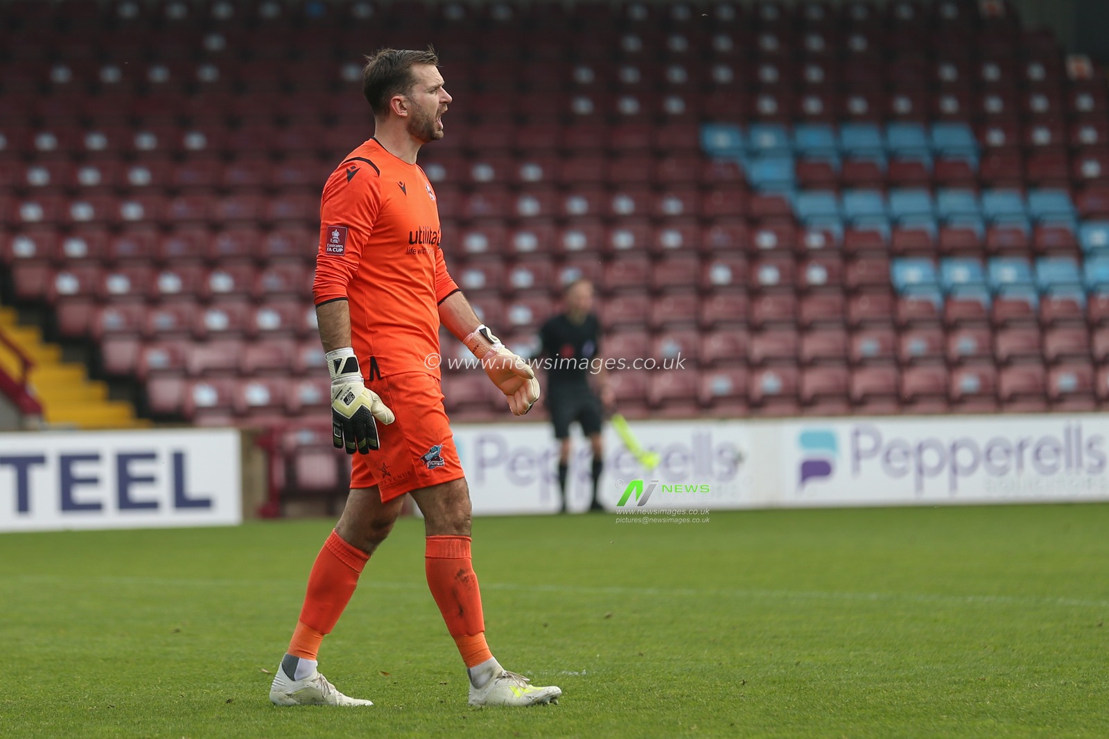 Mark Howard #33 of Scunthorpe United during the game