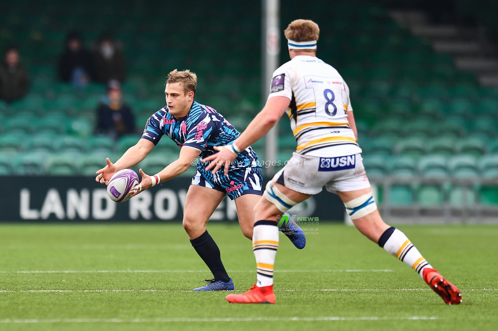 19th January 2019, Sixways Stadium, Worcester, England; European Challenge Cup, Worcester vs Stade Francais ; MornÃ© Steyn of Stade Francais Paris in action during todays match


Credit: Craig Thomas/news Images