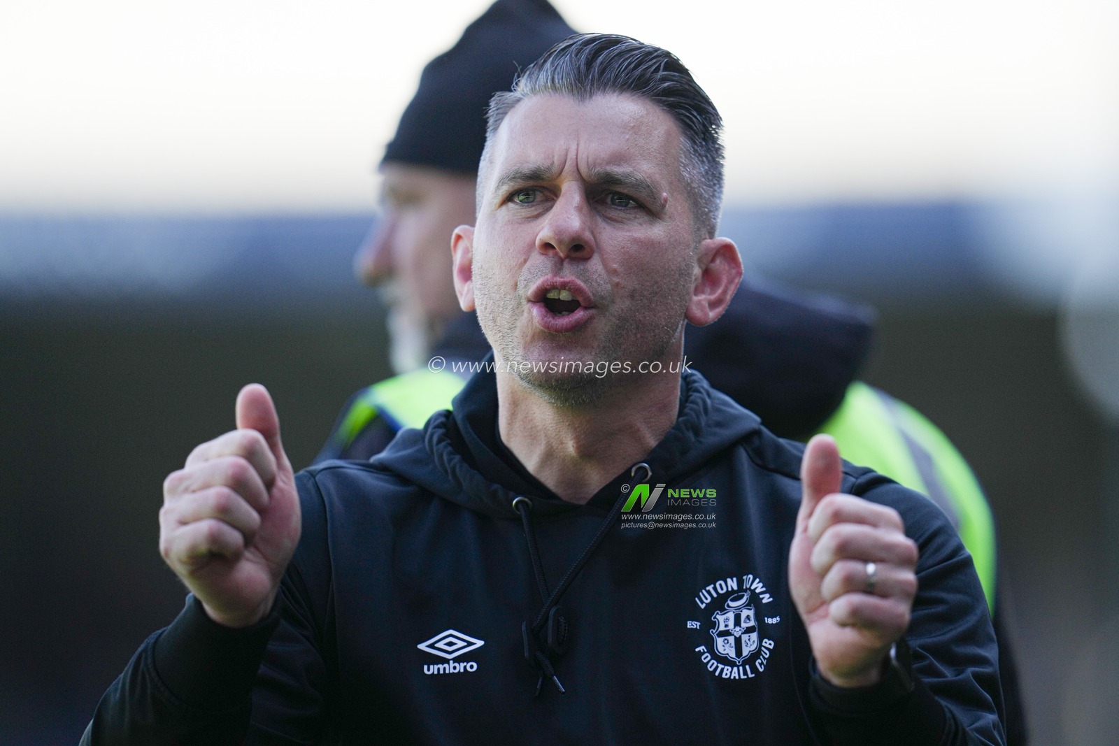 Matt Bloomfield Manager of Luton Town after  the Sky Bet Championship match Luton Town vs Leeds United at Kenilworth Road, Luton, United Kingdom, 5th April 2025

(Photo by Harvey Murphy/News Images)