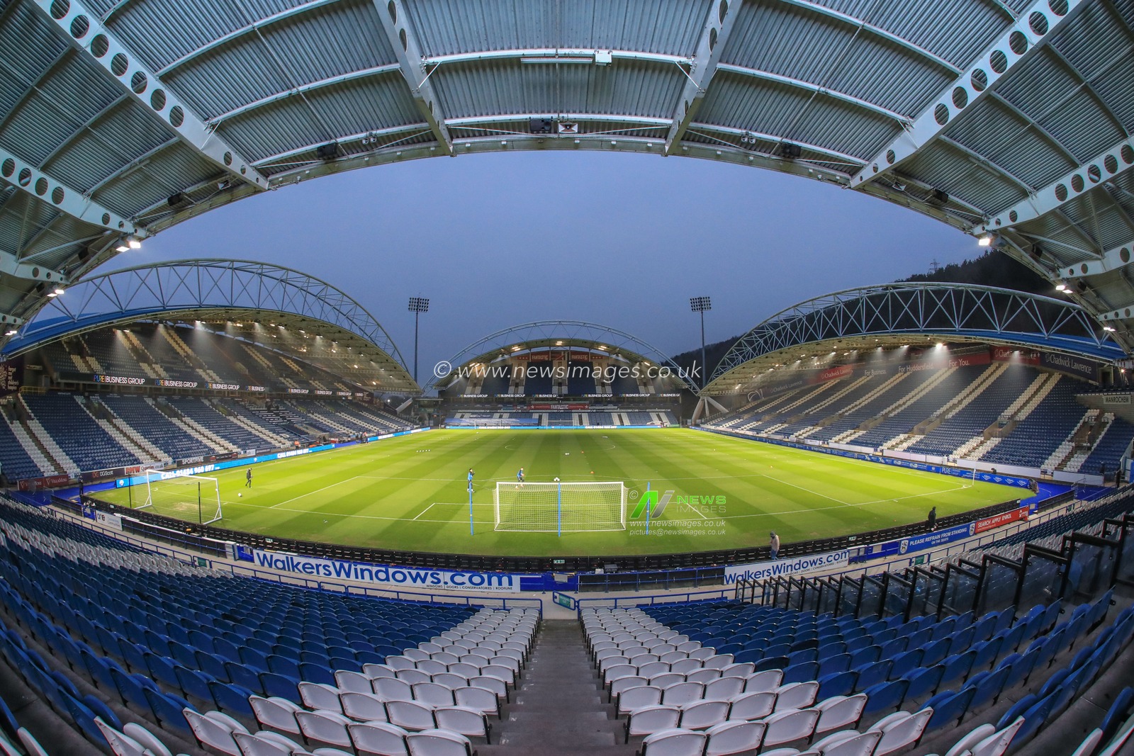 A general view of the John Smith Stadium ahead of this evenings Sky Bet Championship game Huddersfield Town v Birmingham City