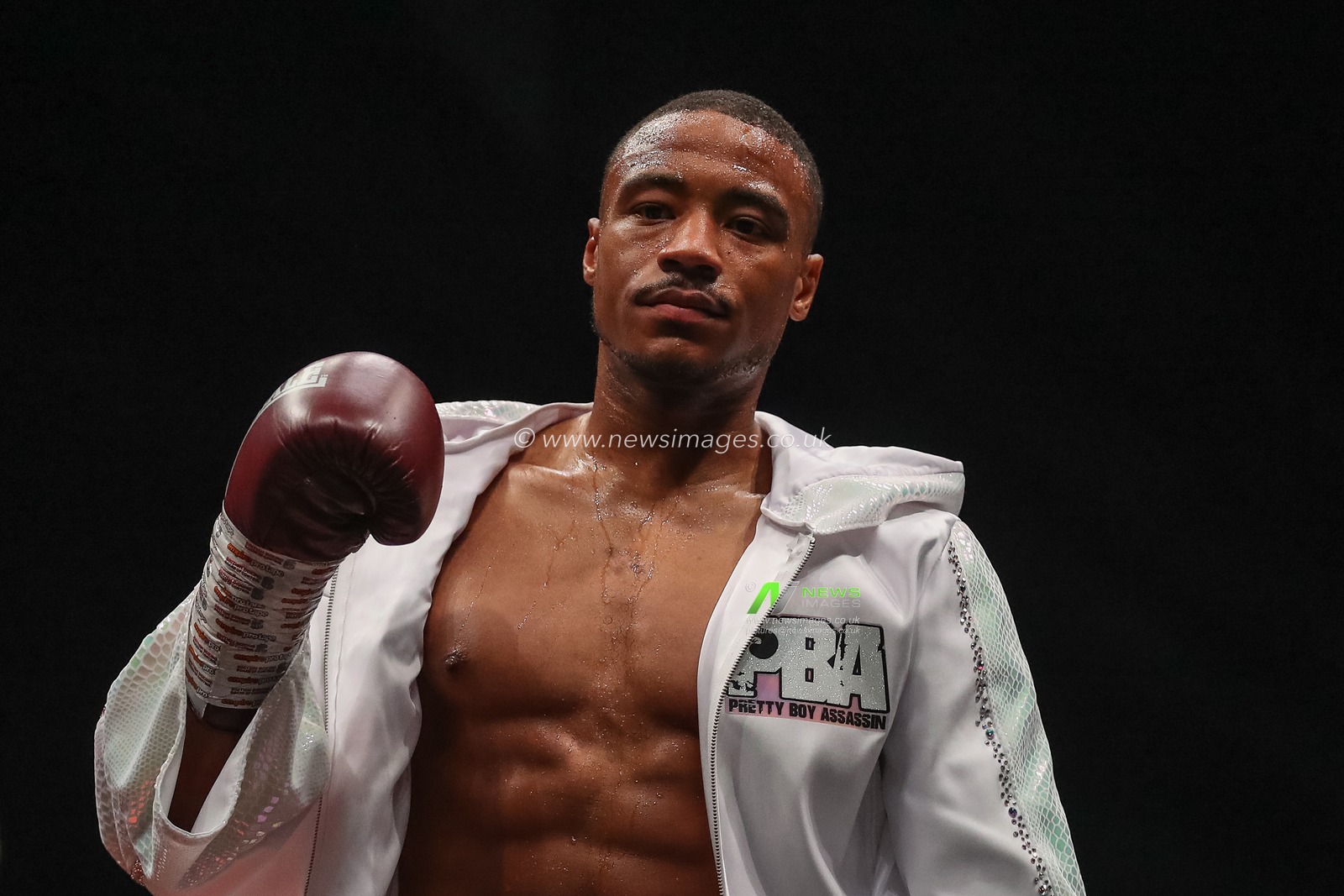 Nicolie Campbell poses for photos after a win in the Nicolie Campbell vs Frane Radnic fight at the Sunny Edwards vs Felix Alvarado card at Utilita Arena, Sheffield, United Kingdom, 11th November 2022

(Photo by Gareth Evans/News Images)