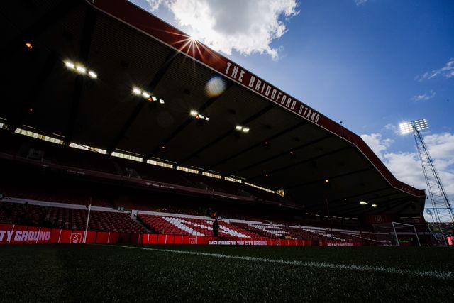 A general view of the Bridgford Stand during the Premier League match Nottingham Forest vs Newcastle Untied at City Ground, Nottingham, United Kingdom on 10 May 2026

(Photo by Maynard Manyowa/News Images)