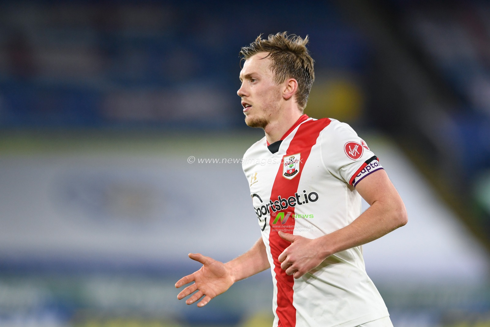 James Ward-Prowse #8 of Southampton in action during the game