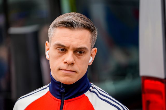 Leandro Trossard of Arsenal arrives at the stadium prior to kick off during the Emirates FA Cup fifth round match Mansfield Town vs Arsenal at One Call Stadium, Mansfield, United Kingdom on 07 March 2026

(Photo by Maynard Manyowa/News Images)