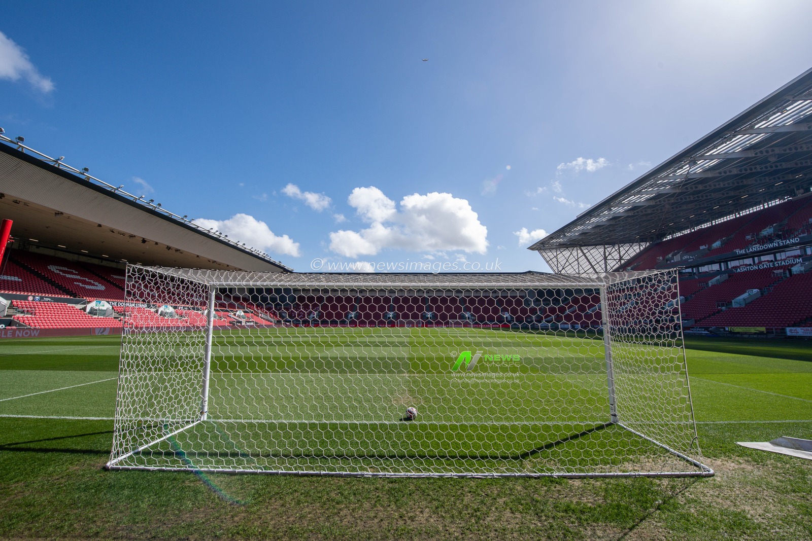 A general view of Ashton Gate Stadium, Home of Bristol City during the Sky Bet Championship match Bristol City vs Middlesbrough at Ashton Gate, Bristol, United Kingdom, 10th April 2023

(Photo by Craig Thomas/News Images)