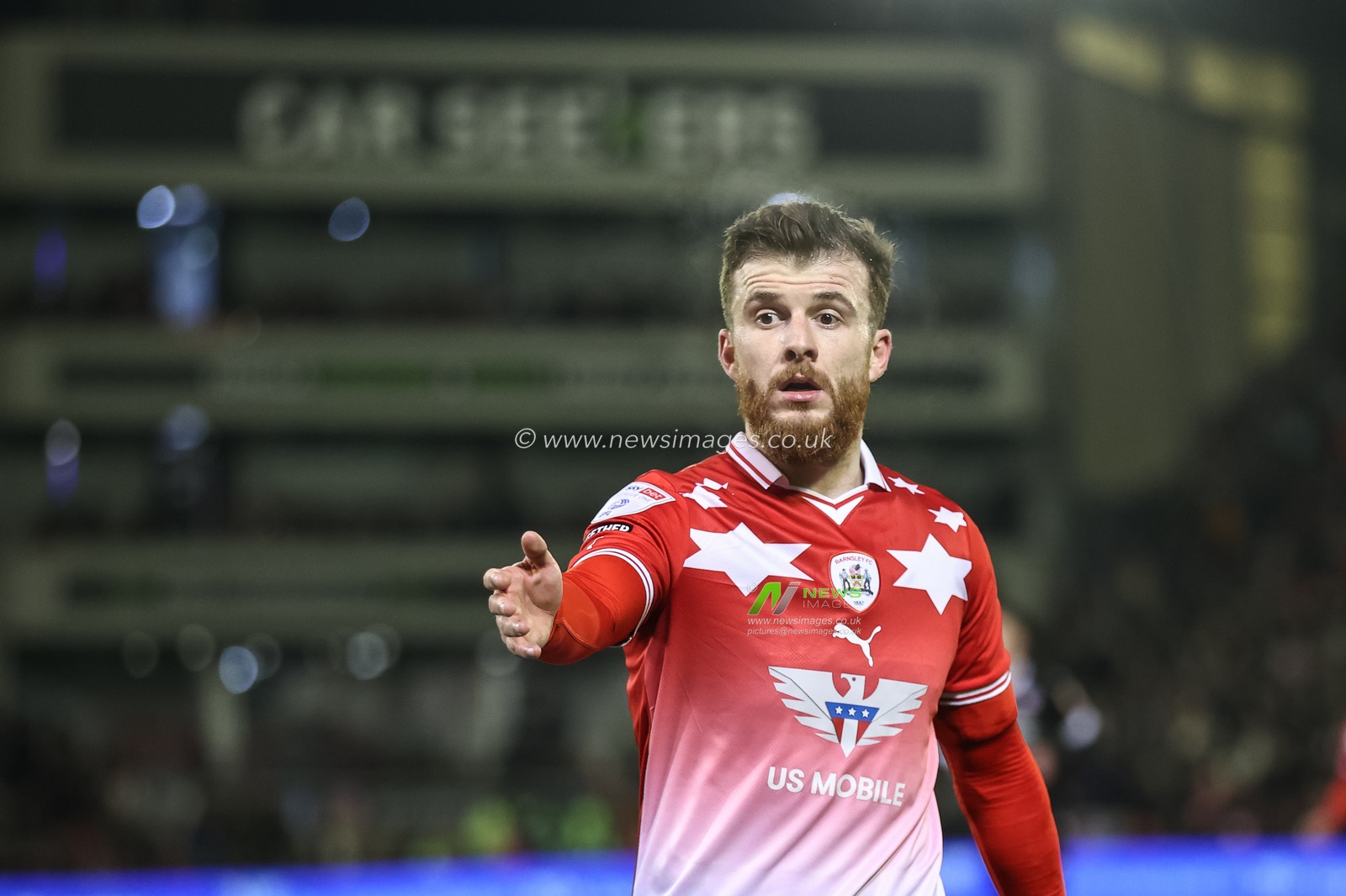 Nicky Cadden of Barnsley during the Sky Bet League 1 match Barnsley vs Bolton Wanderers at Oakwell, Barnsley, United Kingdom, 5th March 2024

(Photo by Mark Cosgrove/News Images)