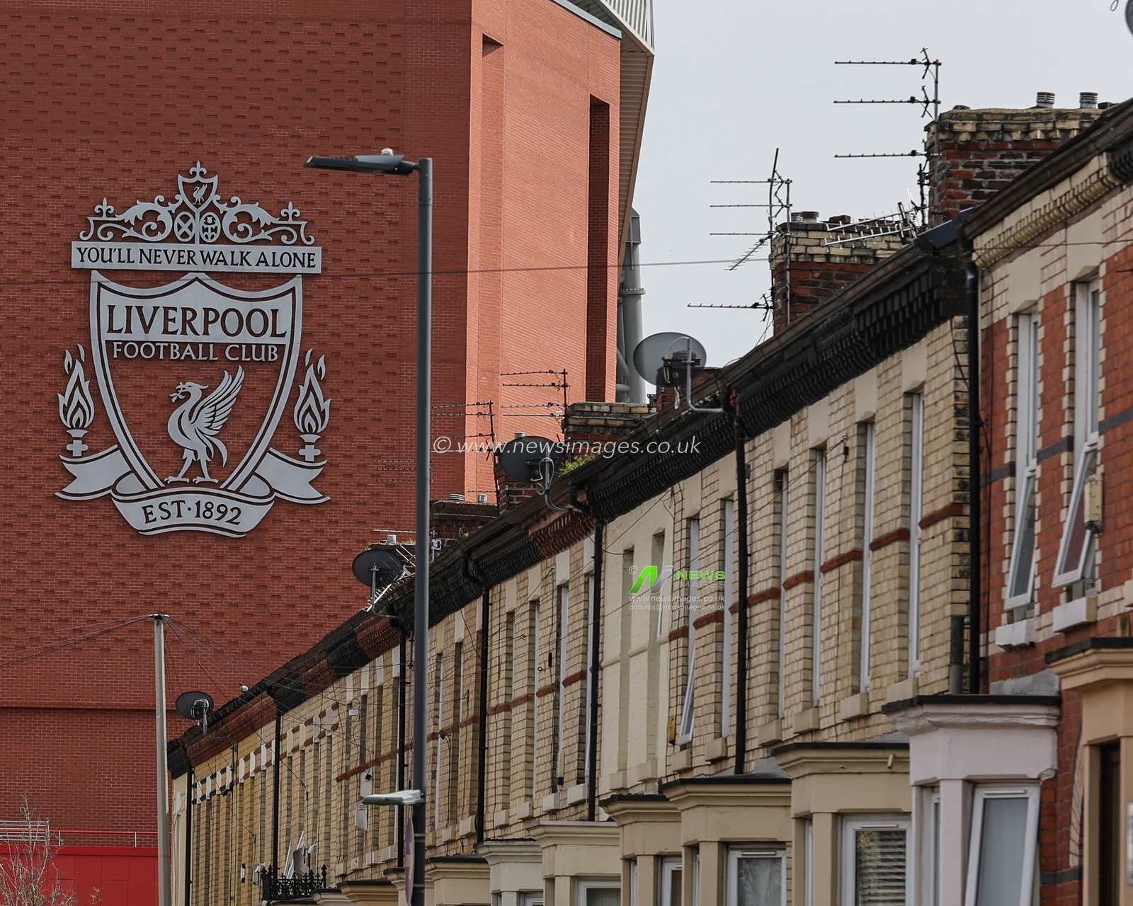 A general view of Anfield ahead of the Premier League match Liverpool vs Fulham at Anfield, Liverpool, United Kingdom, 3rd May 2023

(Photo by Mark Cosgrove/News Images)