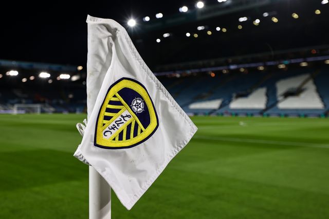 A LUFC corner flag during the Sky Bet Championship match Leeds United vs Sunderland at Elland Road, Leeds, United Kingdom, 17th February 2025

(Photo by Alfie Cosgrove/News Images)