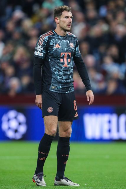 Leon Goretzka of Bayern Munich during the UEFA Champions League League Stage match Aston Villa vs Bayern Munich at Villa Park, Birmingham, United Kingdom, 2nd October 2024

(Photo by Gareth Evans/News Images)