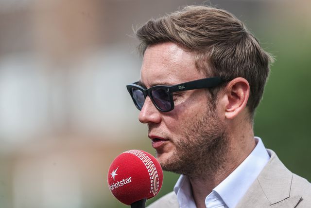 Stuart Broad is interviewed during the 5th Rothesay Test Match Day 2 England v India at The Kia Oval, London, United Kingdom, 1st August 2025

(Photo by Alfie Cosgrove/News Images)