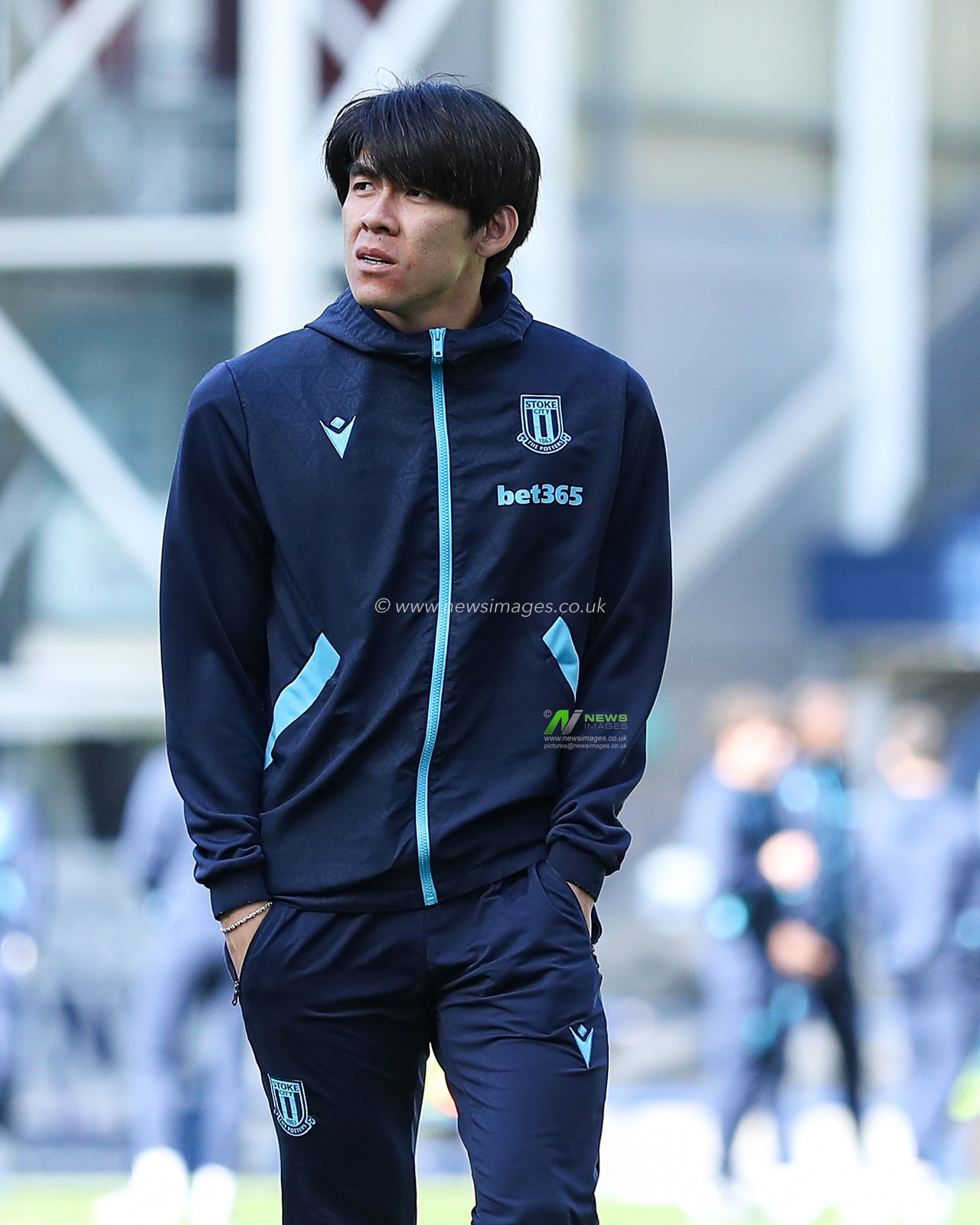 Tatsuki Seko of Stoke City arrives at stadium during the Sky Bet Championship match Preston North End vs Stoke City at Deepdale, Preston, United Kingdom, 5th April 2025

(Photo by Jorge Horsted/News Images)