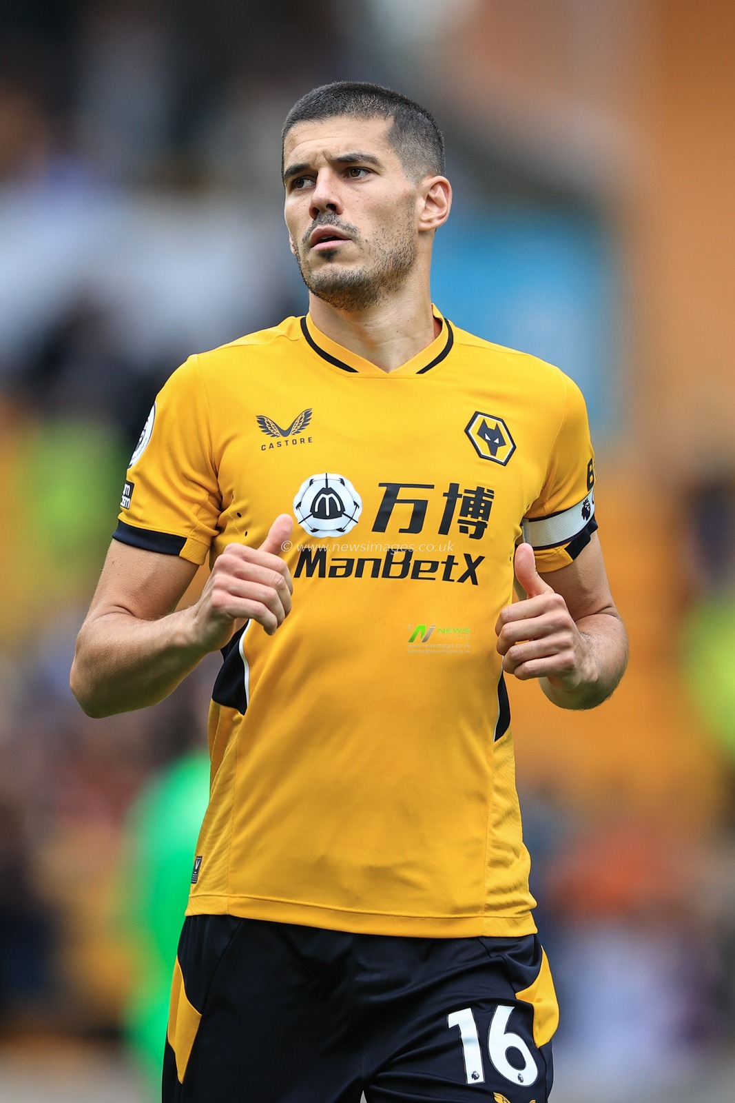 Conor Coady #16 of Wolverhampton Wanderers during the game