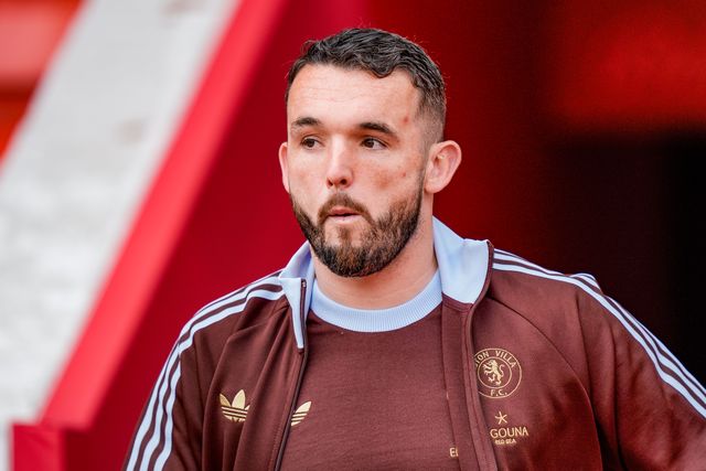 John McGinn of Aston Villa walks out to inspect the pitch during the Premier League match Nottingham Forest vs Aston Villa at City Ground, Nottingham, United Kingdom on 12 April 2026

(Photo by Maynard Manyowa/News Images)