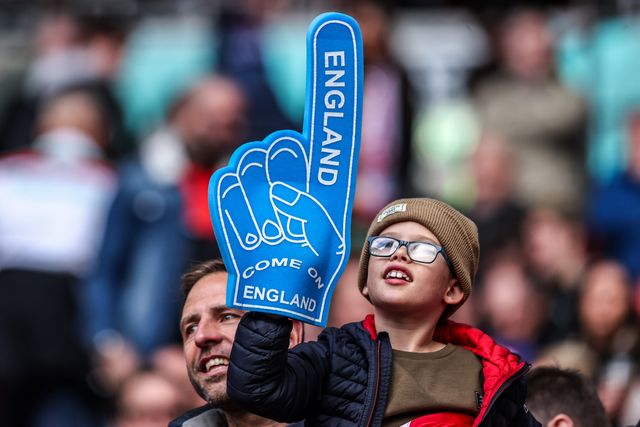Fans look on during the The Ashes Series 2025 England vs Australia at Wembley Stadium, London, United Kingdom, 25th October 2025

(Photo by Alfie Cosgrove/News Images)