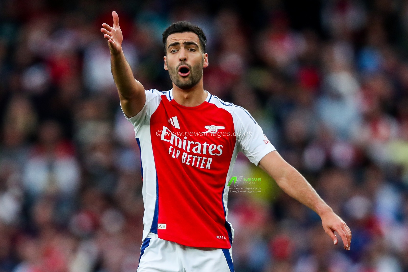 Mikel Merino of Arsenal reacts during the Premier League match Arsenal vs Bournemouth at Emirates Stadium, London, United Kingdom, 3rd May 2025

(Photo by Izzy Poles/News Images)