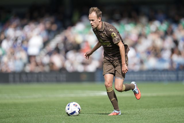 Mikkel Damsgaard of Brentford during the Pre-season friendly match Queens Park Rangers vs Brentford at Kiyan Prince Foundation Stadium, London, United Kingdom, 2nd August 2025

(Photo by Harvey Murphy/News Images)