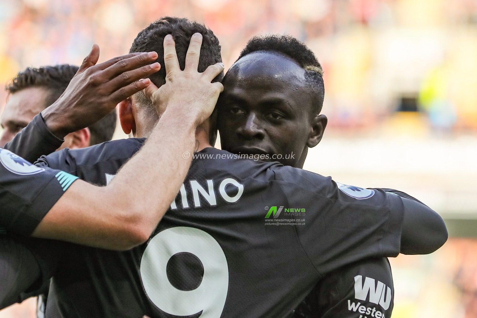 31st August 2019, Turf Moor, Burnley, England ; Premier League Football, Burnley vs Liverpool : Sadio Mane (10) of Liverpool celebrates his goal to make it 0-2

Credit: Mark Cosgrove/News Images

English Football League images are subject to DataCo Licence
